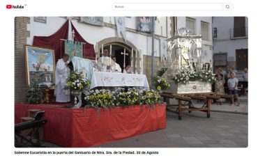 Solemne Eucaristia en la puerta del Santuario de Ntra. Sra. de la Piedad Iznájar
